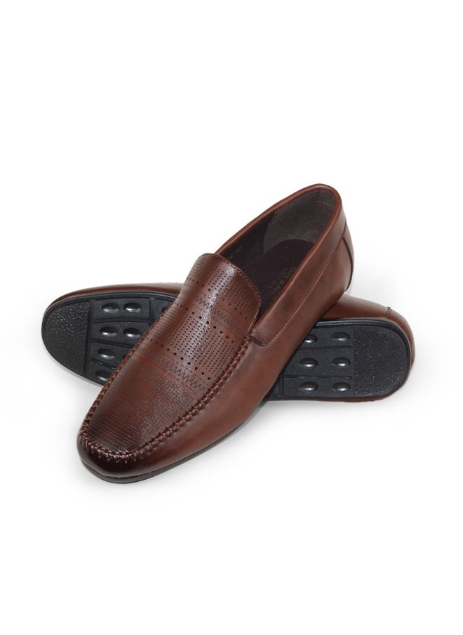 Men Loafer Genuine Leather Sole Anti Slip On Driving Formal Leather Shoes