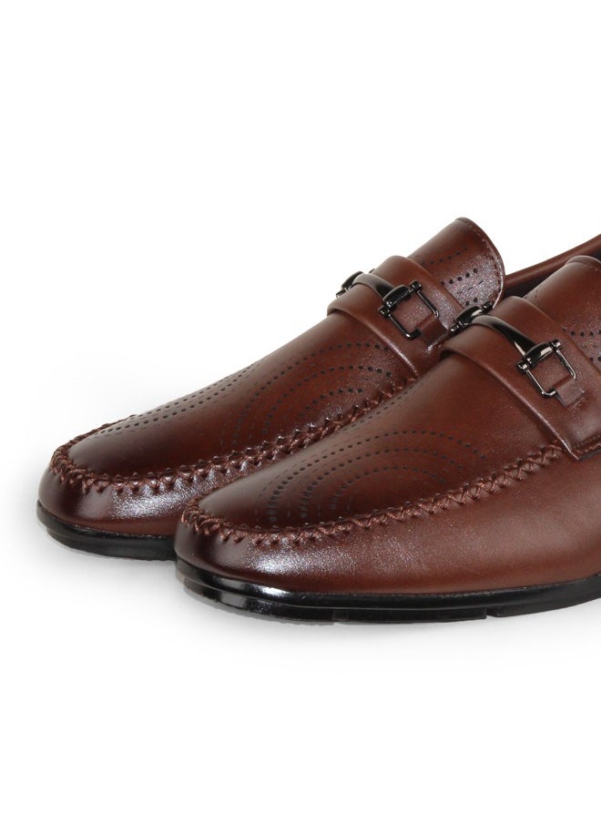 Pu Leather Dress Rubber Sole Men Dress Shoes