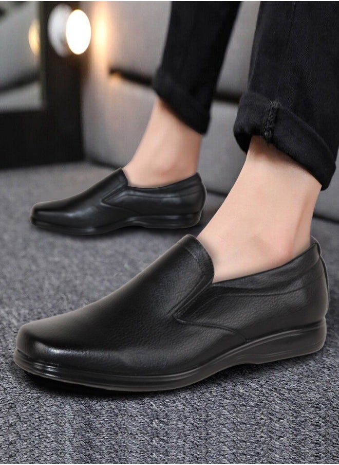 Men Stylish 40-45 Big Size Shoes Dress Ankle Business Leather Shoes Foot Wear Leather Loafers