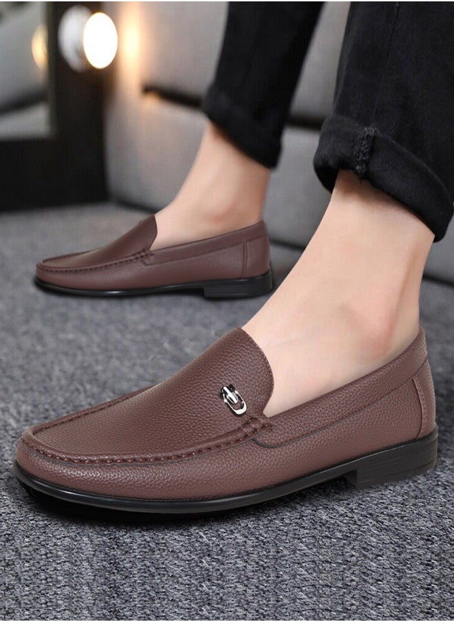 Rubber Non Slip Outsole Driving Shoes Soft Durable Pedal Men Dress Loafers