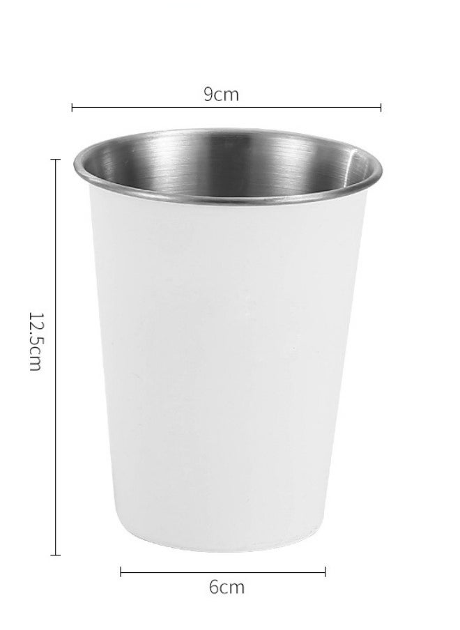 Stainless Steel Stemless Wine Glass, Heat Insulated, Spill-proof, Travel-friendly, Fun Cocktail Drinkware 500ML