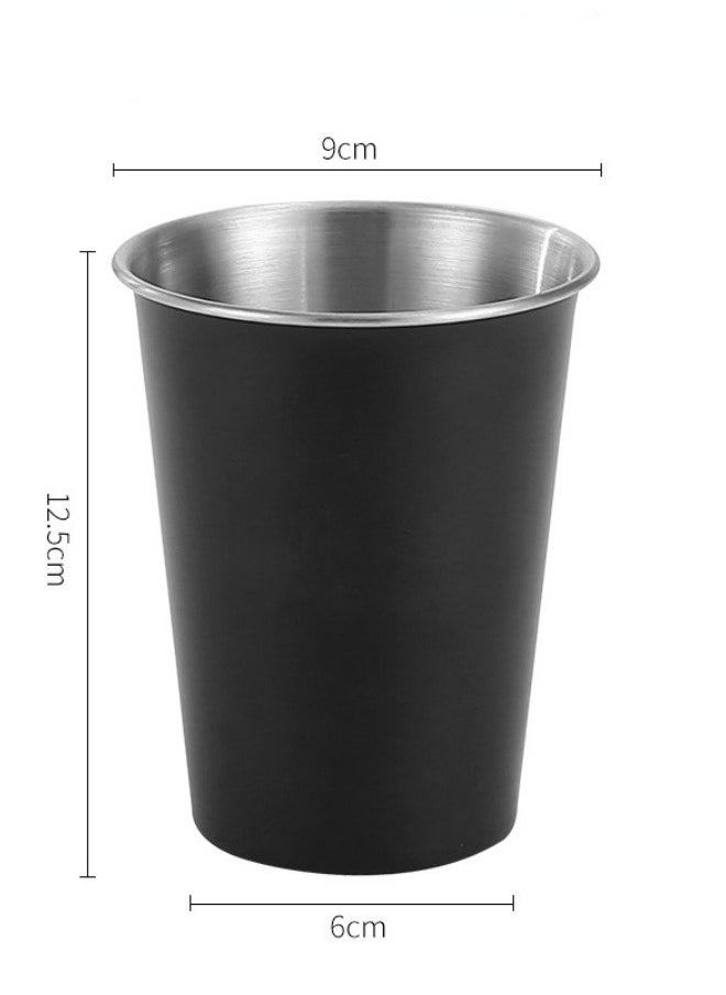 Stainless Steel Stemless Wine Glass, Heat Insulated, Spill-proof, Travel-friendly, Fun Cocktail Drinkware 500ML