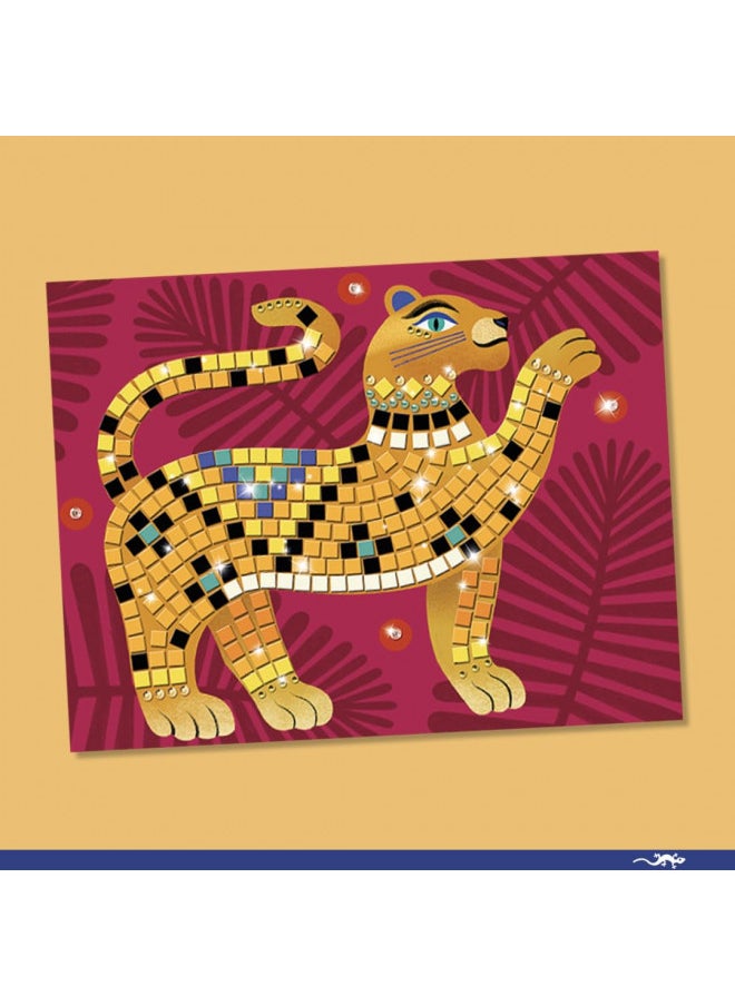 DJECO Deep in The Jungle Sticker and Jewel Mosaic Craft Kit