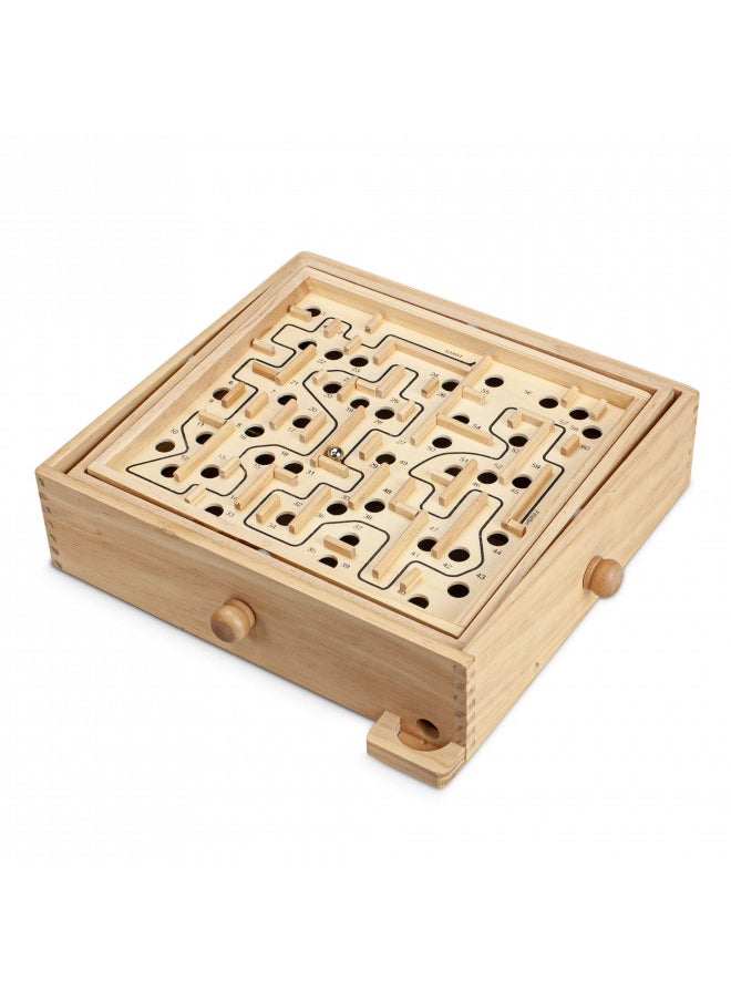 STERLING Games Large Wooden Labyrinth 13.5