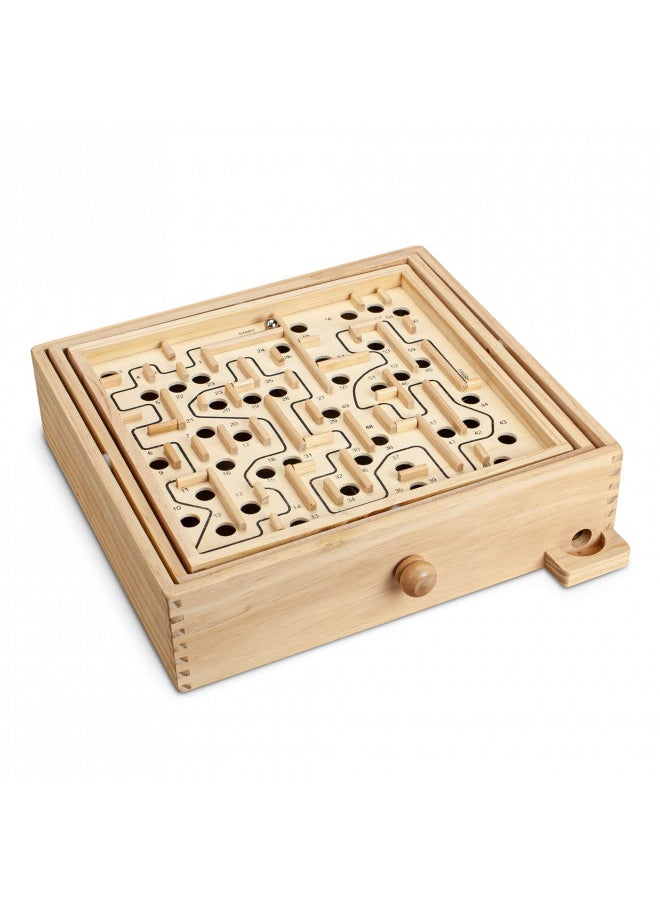 STERLING Games Large Wooden Labyrinth 13.5