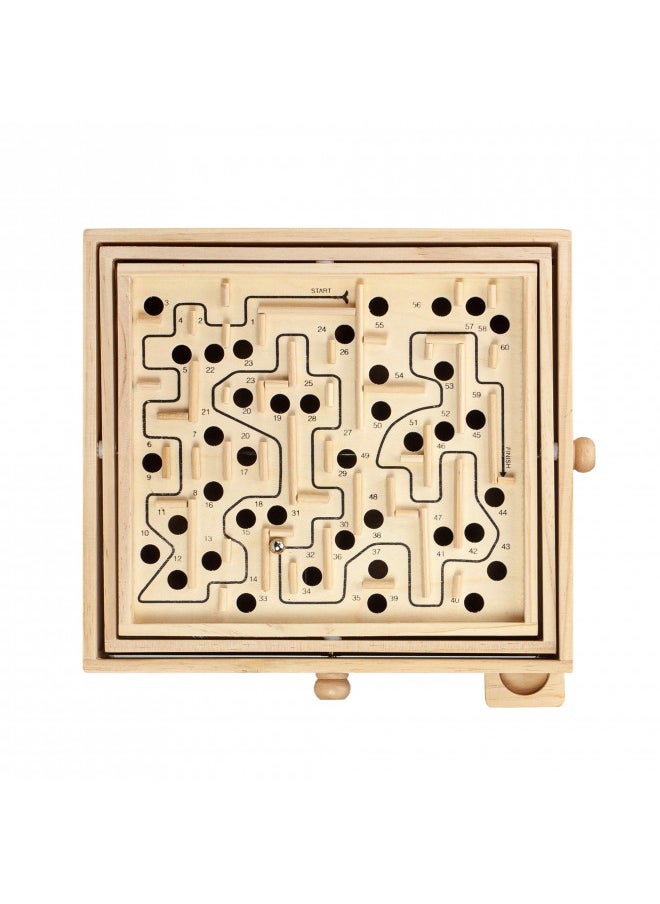 STERLING Games Large Wooden Labyrinth 13.5