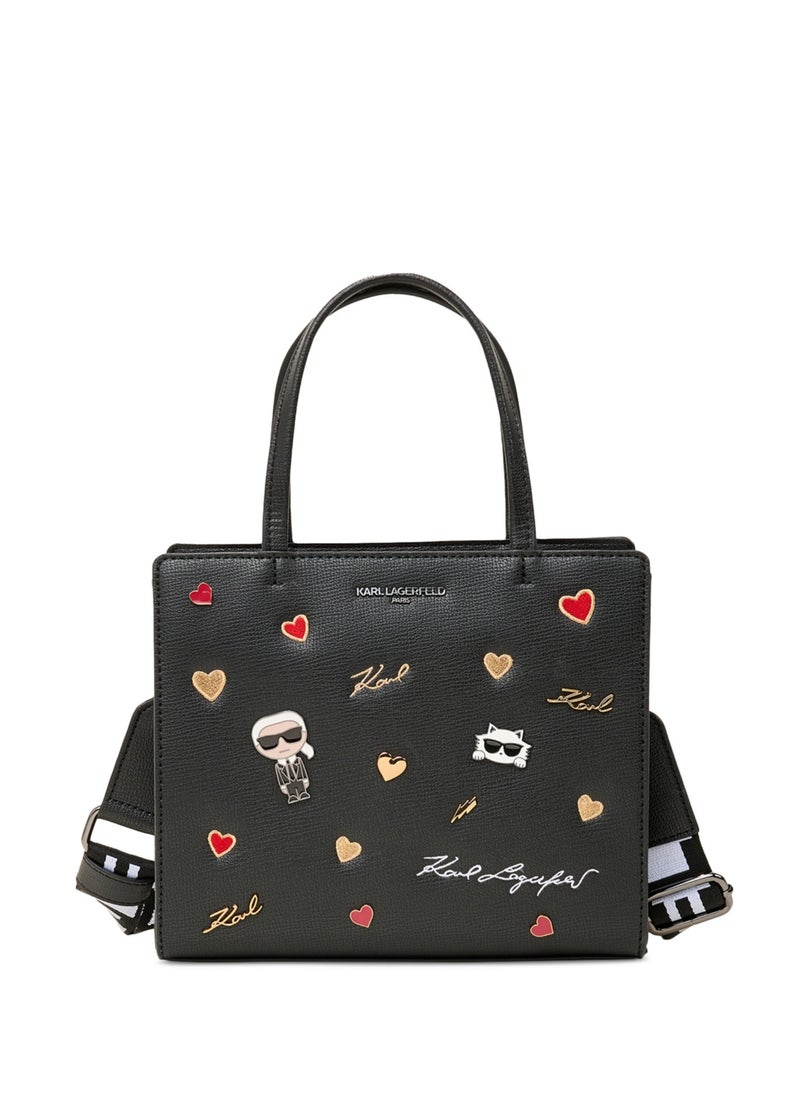 Karl Lagerfeld Maybelle Leather Satchel