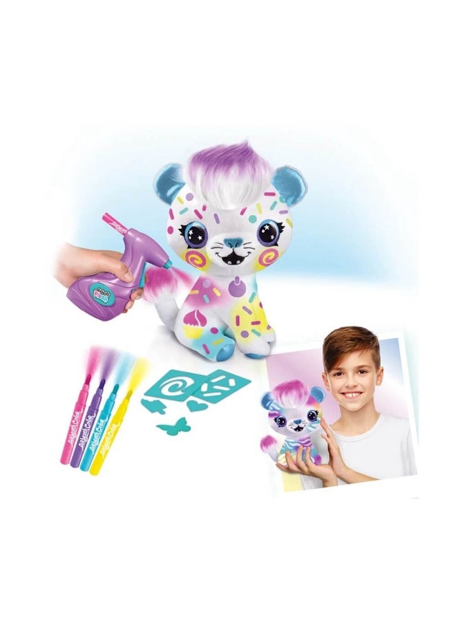 Style4Ever Airbrush Kitty Plush Toy Kit