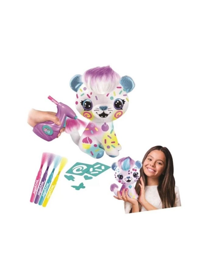 Style4Ever Airbrush Kitty Plush Toy Kit