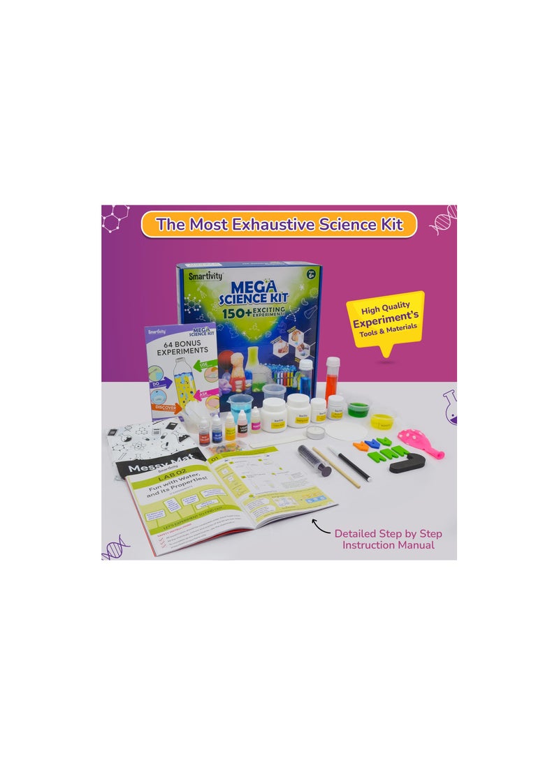 Smartivity Mega Science Kit 150+ Science Experiment Kit for Kids 6 to 14 Years Old | Birthday Gifts for Boys & Girls