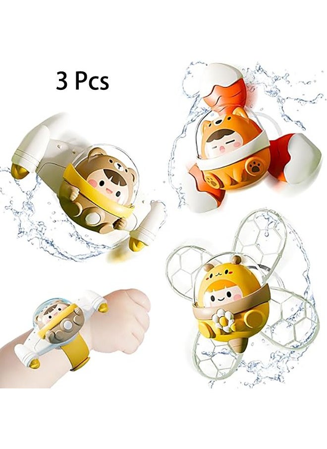 3 Pcs Suction Cup Spinner Toy, Spinner for Babies, Fidget Spinner Bath Toy for Baby 1-5 Year Olds Table & Window Aeroplane Car Travel Essentials Birthday Gifts for Baby High Chair Spinner