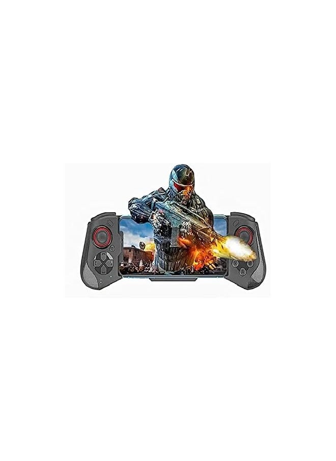 Wireless Bluetooth Controller Gamepad, Used for games, Suitable for IPhone or Android Mobile Games Giving you a better gaming experience (Black)