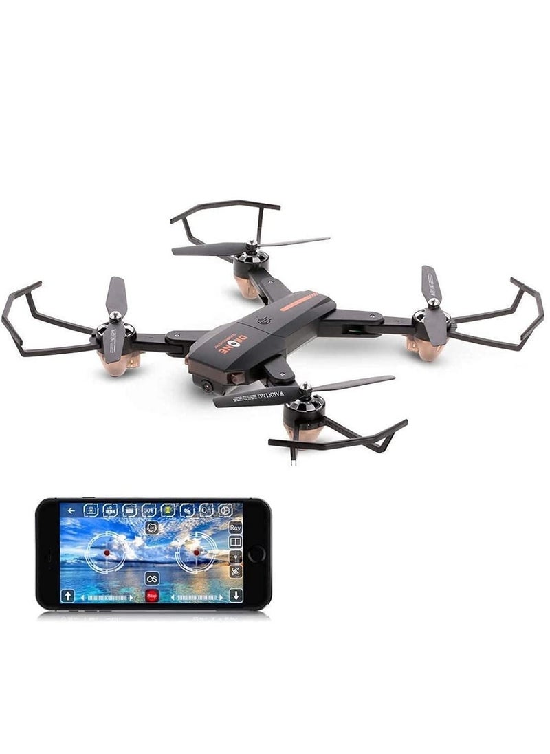 G3 Pro Drone - 4K Dual-Camera, 3-Way Obstacle Avoidance, Folding Four-Axis Drone with Visual Positioning & Air Pressure Hovering, 1800mAh Battery, 20-Min Flight Time