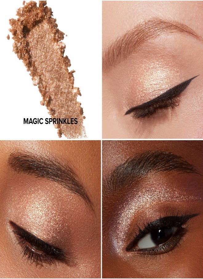 TOO FACED Disco Crush High Shine Glitter Eye Shadow + Face Sparkle Magic Sprinkles - Rosé Champagne Sparkle 1.5g