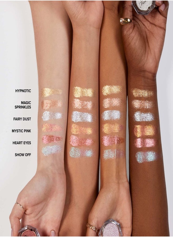 TOO FACED Disco Crush High Shine Glitter Eye Shadow + Face Sparkle Magic Sprinkles - Rosé Champagne Sparkle 1.5g