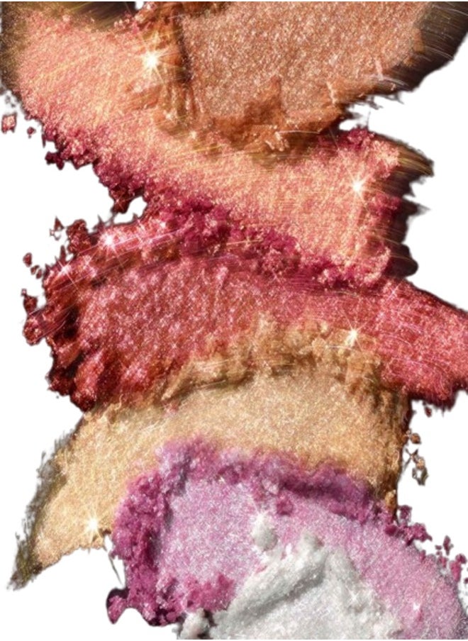 TOO FACED Disco Crush High Shine Glitter Eye Shadow + Face Sparkle Heart Eyes - Shifting Warm Rose Gold Sparkle 1.5g