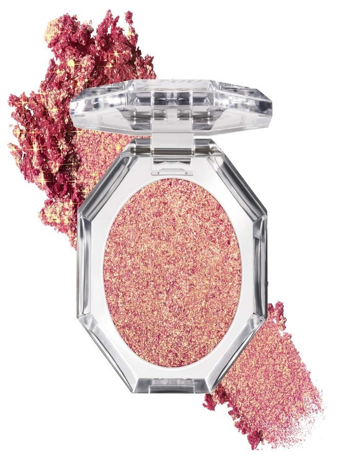 TOO FACED Disco Crush High Shine Glitter Eye Shadow + Face Sparkle Mystic Pink - Petal Pink With Gold Sparkle 1.5g