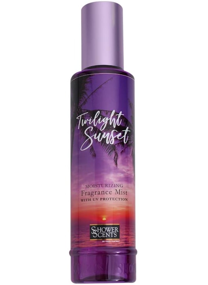 Shower Scents Twilight Moisturizing Fine Fragrance Body Mist With Hyaluronic Acid, Pro - Vitamin B5 and UV Protection 250ml