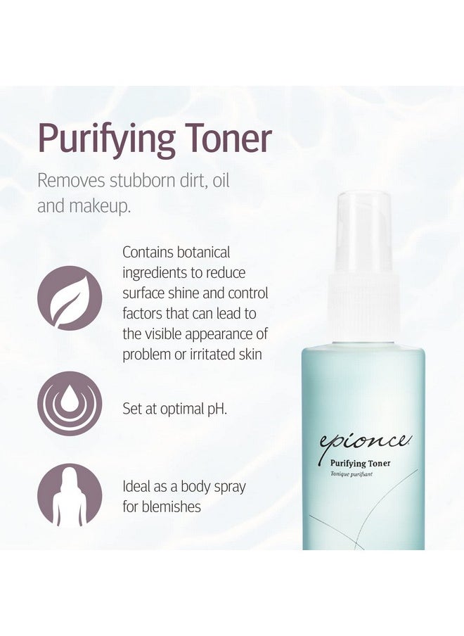 Purifying Toner - Facial Toner, Dirt & Makeup Remover Toner For Face, Gentle Face Cleanser, Hydrating Toner, Body & Face Mist, Facial Spray