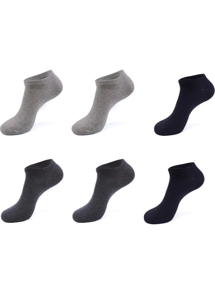 6 Pcs Unisex Seamless Booties Socks