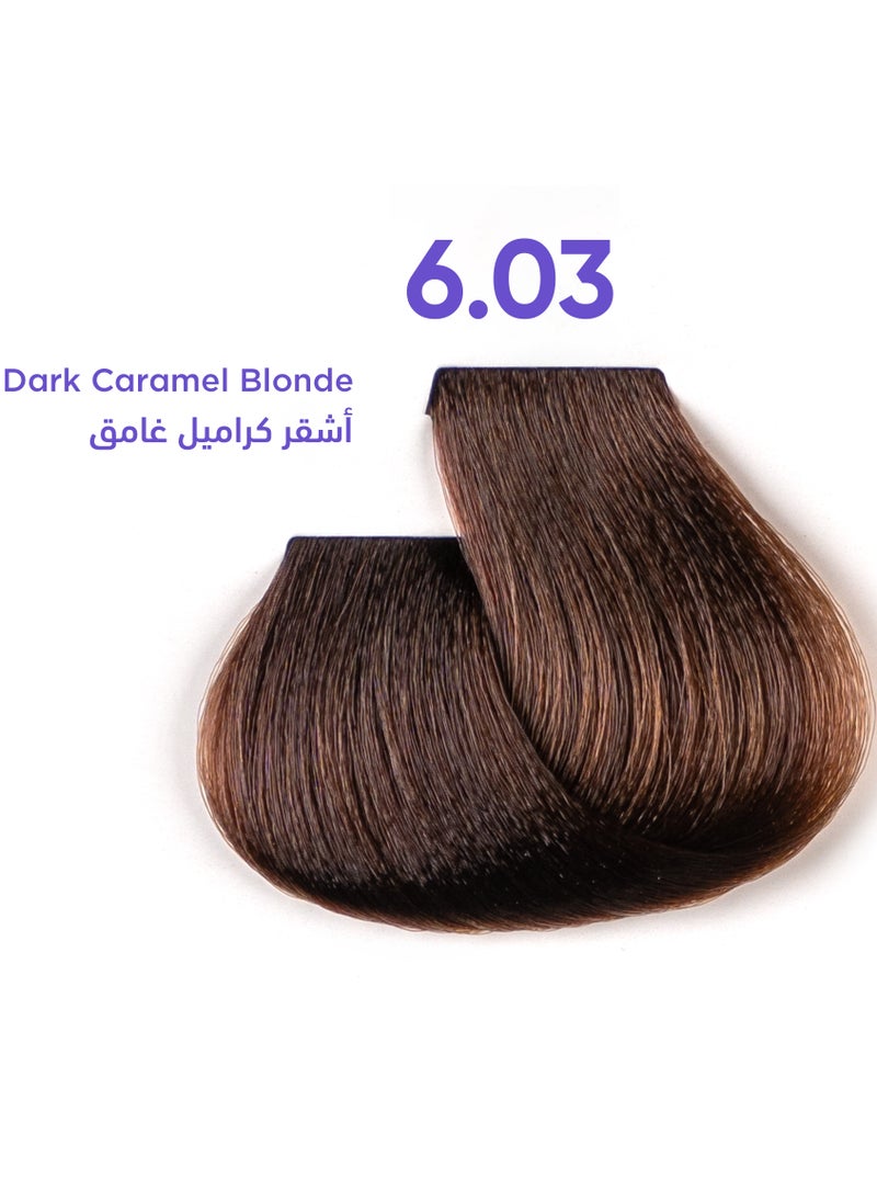 1B Hair Dye Dark Caramel Blonde Color 6.03 Tress Tones Tyrosine Enriched 100ML