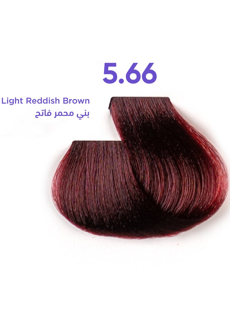 1B Hair Dye Light Reddish Brown Color 5.66 Tress Tones Tyrosine Enriched 100ML