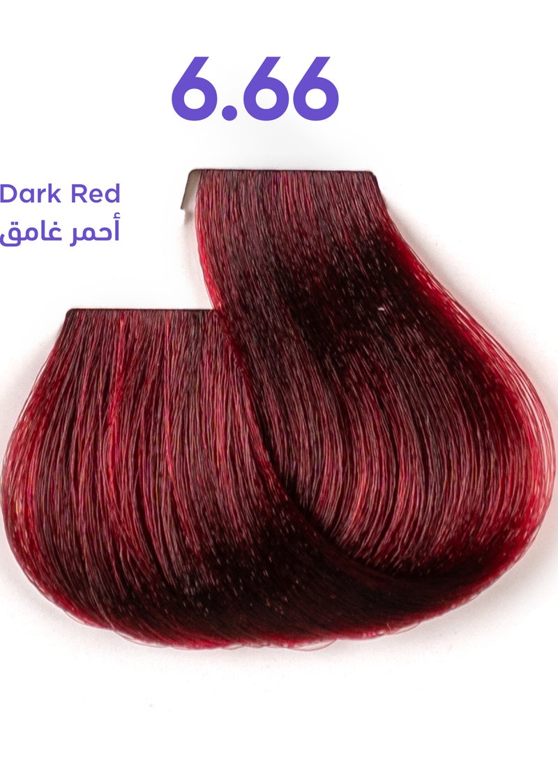 1B Hair Dye Dark Red Color 6.66 Tress Tones Tyrosine Enriched 100ML