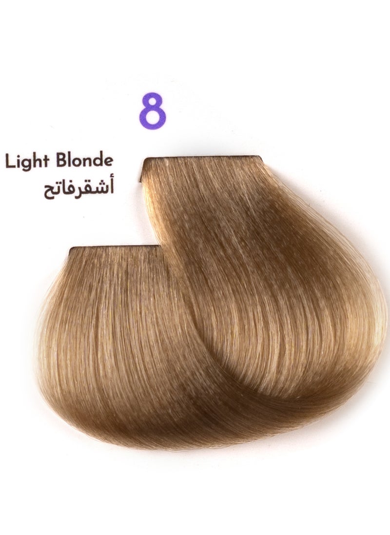 1B Hair Dye Light Blonde 8 Tress Tones Tyrosine Enriched 100ML