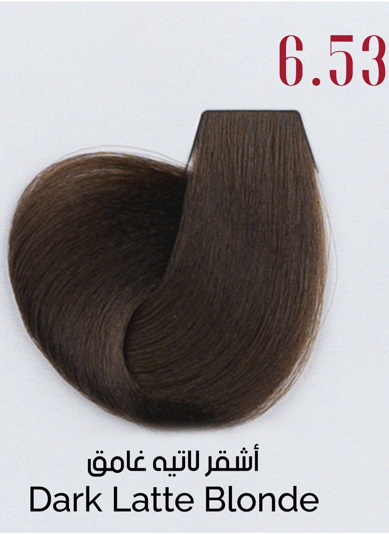 Ve Beauty Care Hair Dye 6.53 Dark Latte Blonde with Avena Protein 100 ML