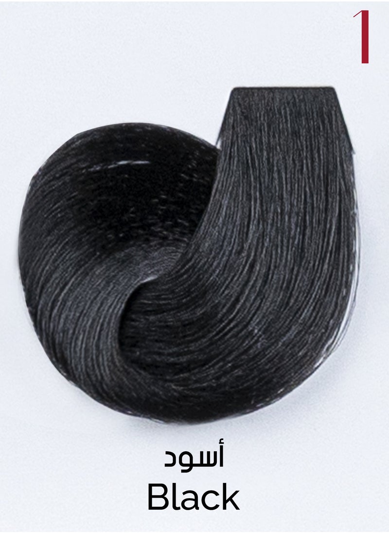Ve Beauty Care Hair Dye 1 Black with Avena protein 100 ML
