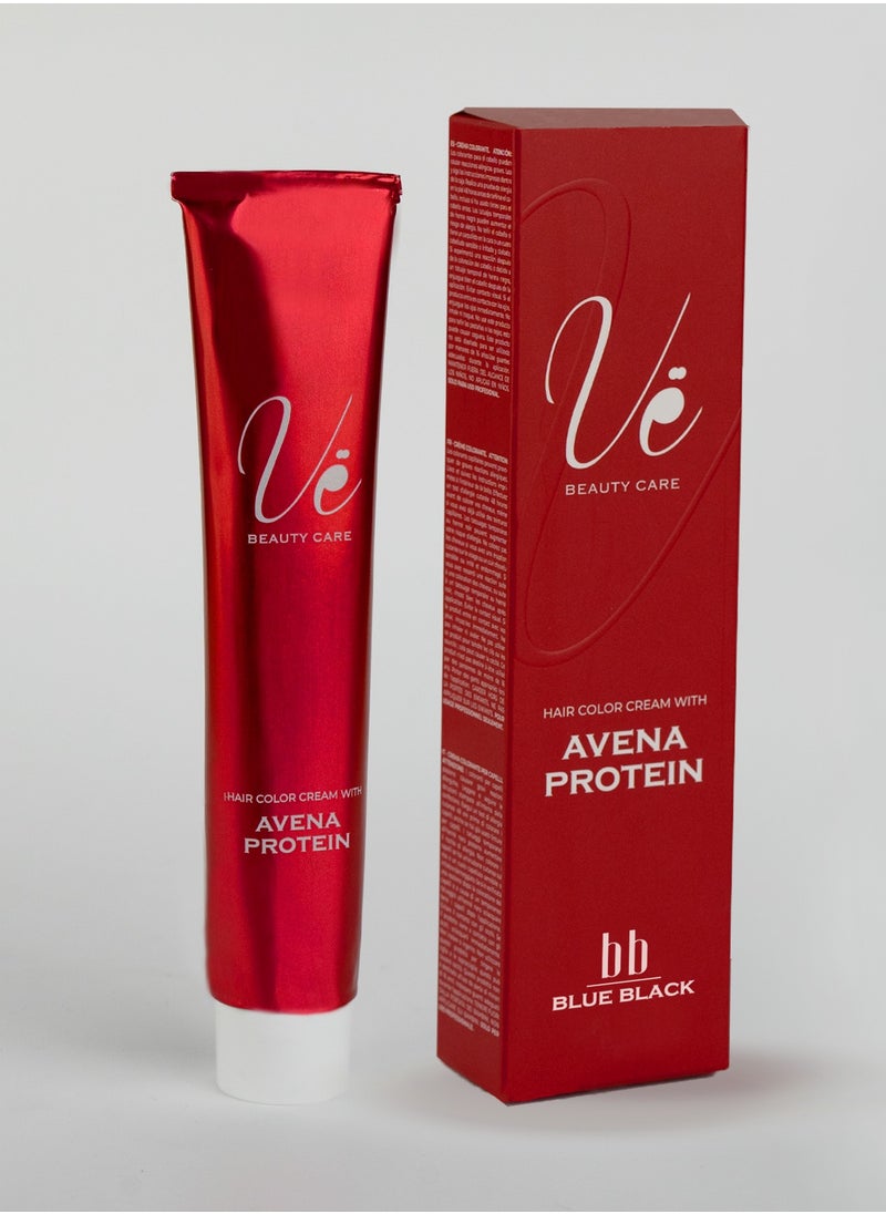 Ve Beauty Care Hair Dye Blue Black BB with Avena Protein 100 ML