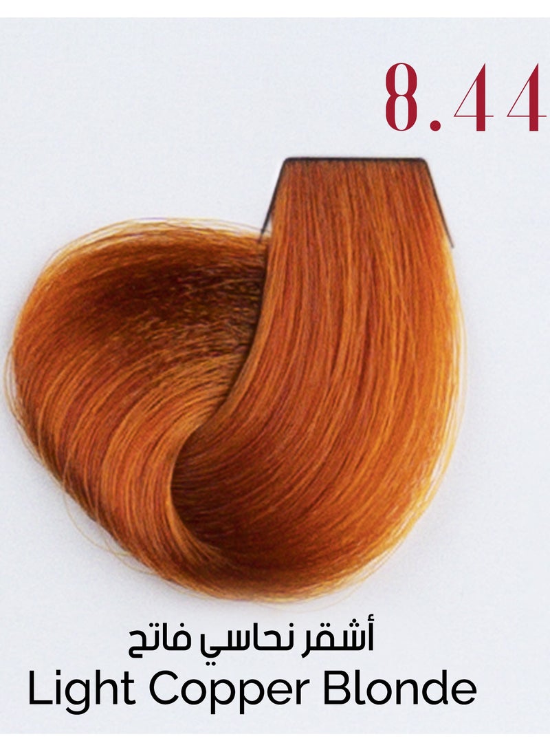 Ve Beauty Care Hair Dye 8.44 Light Copper Blonde with Avena Protein 100 ML