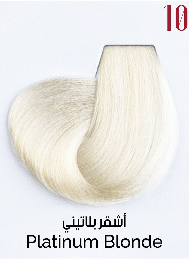 Ve Beauty Care Hair Dye 10 Platinum Blonde with Avena Protein 100 ML