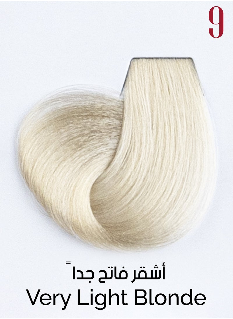 Ve Beauty Care Hair Dye 9 Very Light Blonde with Avena Protein 100 ML