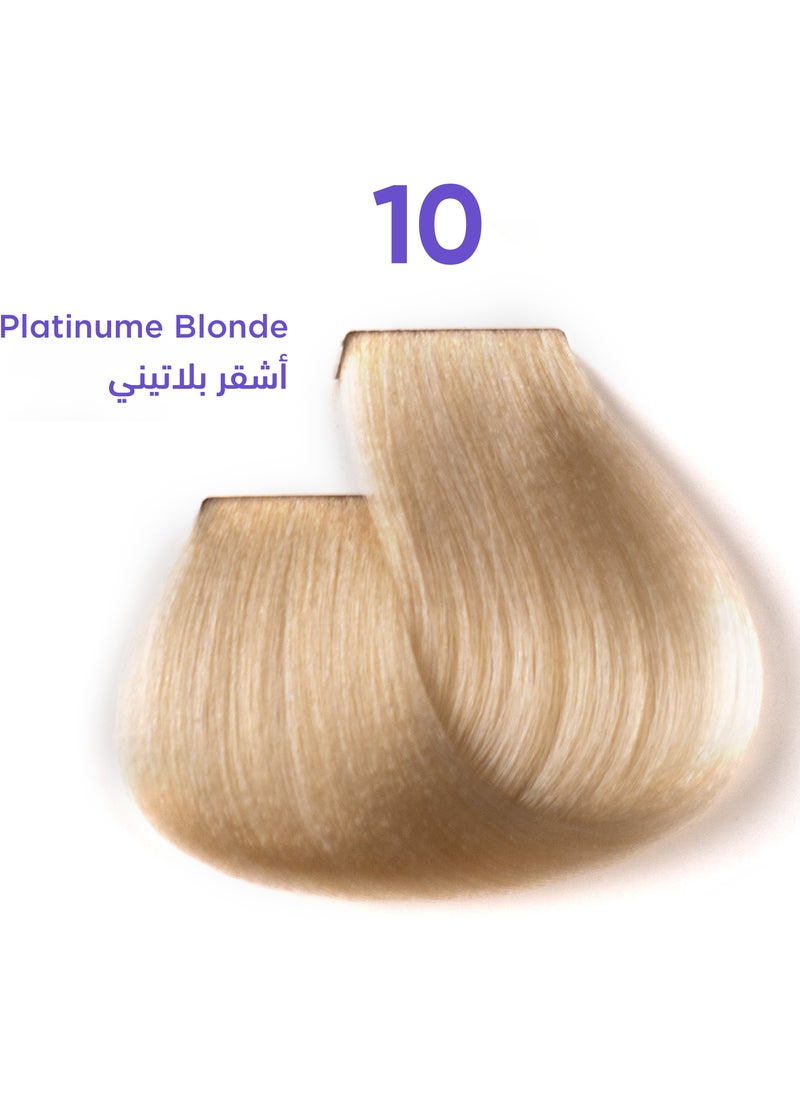 1B Hair Dye Platinum 10 Blonde Tress Tones Tyrosine Enriched 100ML