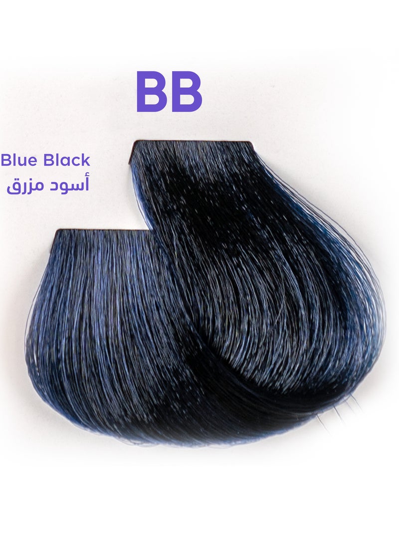 1B Hair Dye Blue & Black Color BB Tress Tones Tyrosine Enriched100ML