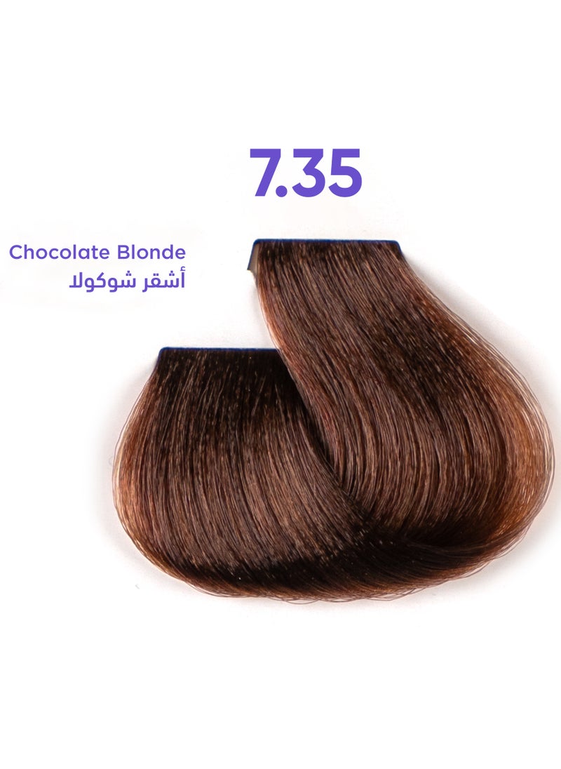 1B Hair Dye Light Chocolate Blonde Color 8.35 Tress Tones Tyrosine Enriched 100ML