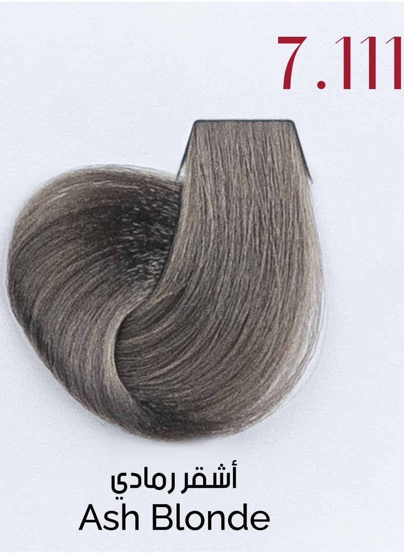 Ve Beauty Care Hair Dye 7.111 ASH Blonde with Avena Protein 100 ML