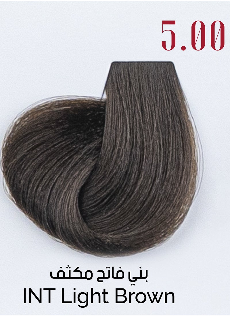 Ve Beauty Care Hair Dye 5.00 INT light Brown with Avena protein 100 ML