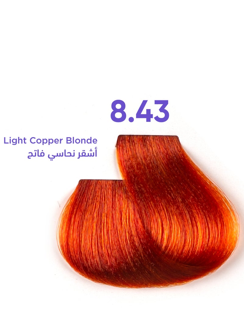 1B Hair Dye Light Copper Blonde 8.43 Tress Tones Tyrosine Enriched 100ML