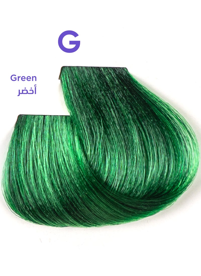 1B Hair Dye Green Color G Tress Tones Tyrosine Enriched 100ML