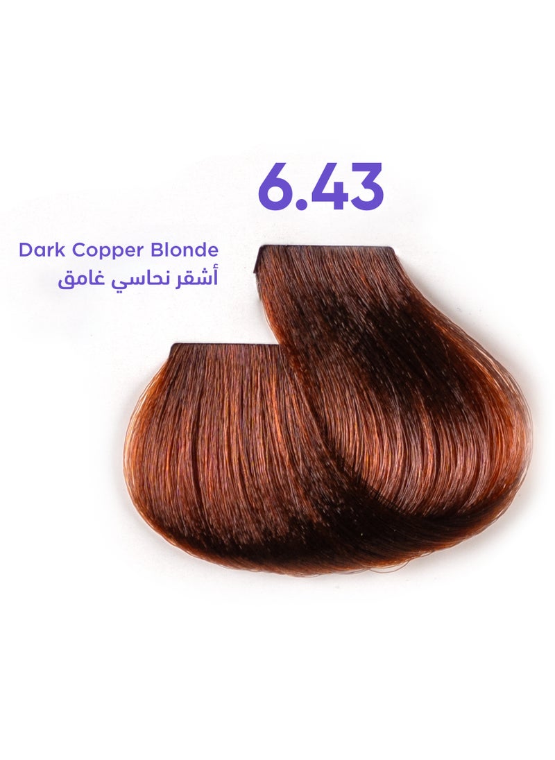 1B Hair Dye Dark Copper Blonde 6.43 Tress Tones Tyrosine Enriched 100ML