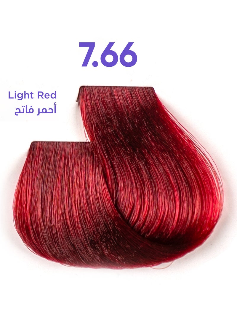 1B Hair Dye Light Red Color 7.66 Tress Tones Tyrosine Enriched 100ML