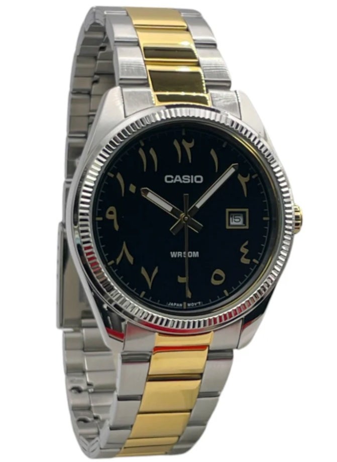 Casio Arabic Dial Men's Watch MTP-1302SG-1B3VDF