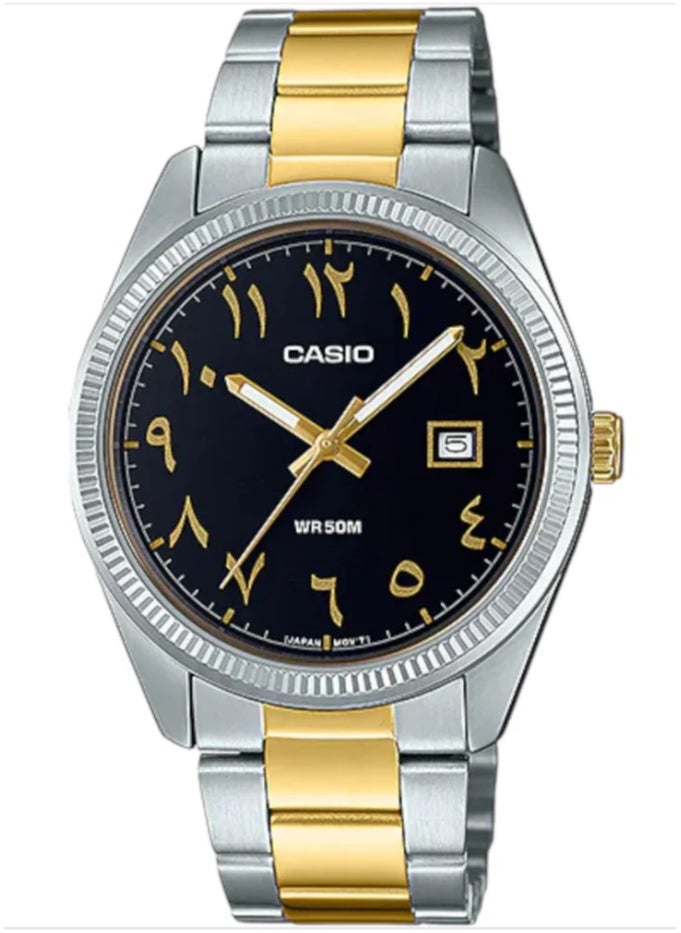 Casio Arabic Dial Men's Watch MTP-1302SG-1B3VDF