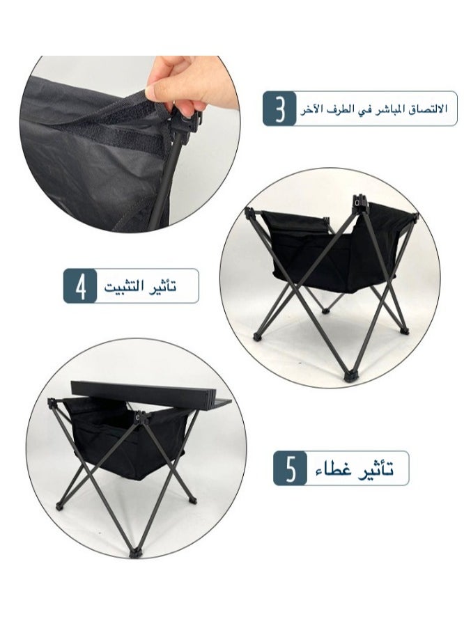 Portable Folding Camping Table - Compact Desk for Outdoor Travel, Hiking, and Picnics