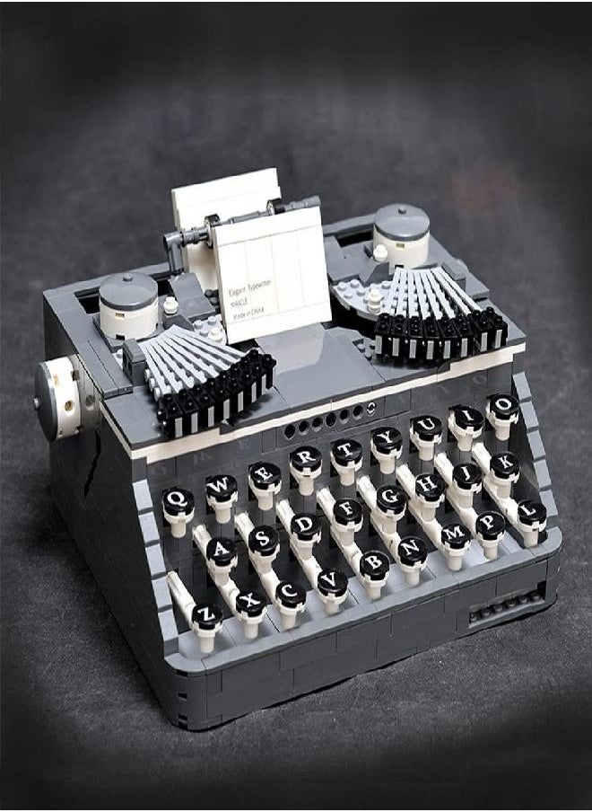 Uvini Adult Building Set, Classic Retro Series Typewriters, Adult Building Set, Construction Brick Set Best Gift for Adult, Teens, Collectible Model to Build, 1136 pcs 00876