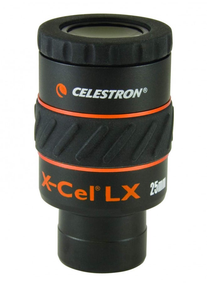 Celestron X-Cel LX Series Eyepiece - 1.25-Inch 25mm 93426,Black