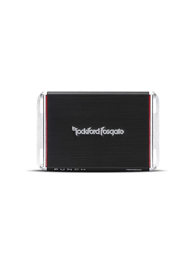 Rockford Fosgate Punch PBR400X4D Compact Chassis 400-Watt Full-Range 4-Channel Amplifier