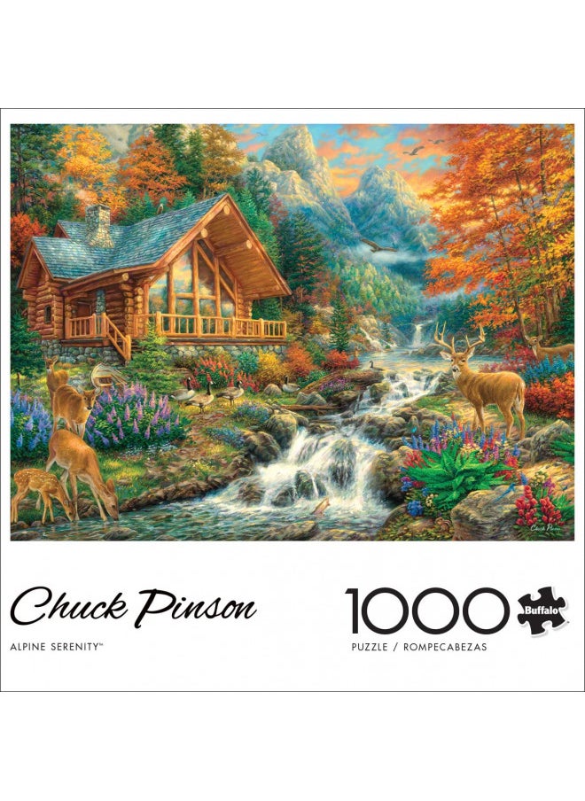 Buffalo Games - Alpine Serenity - 1000 Piece Jigsaw Puzzle with Hidden Images